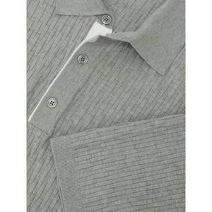 REISS Era Textured-Knit Half-Button Polo Shirt